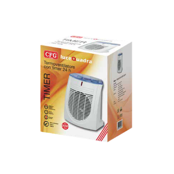 Termoventilatore con Timer 2000W CFG