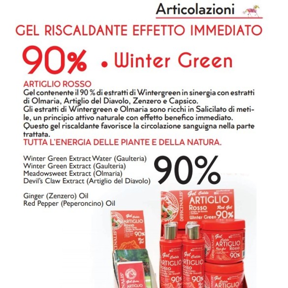 Artiglio Rosso 90 % Riscaldante OFFICINALIS 250 ml