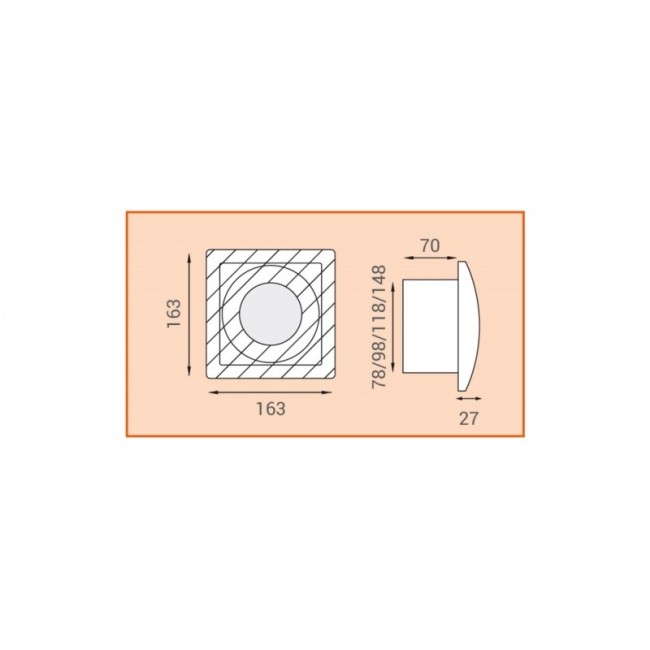 Elettroaspiratore da Parete Lux L120