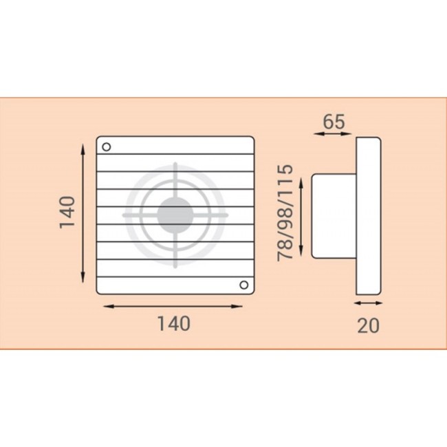 Elettroaspiratore da Parete Lux T100