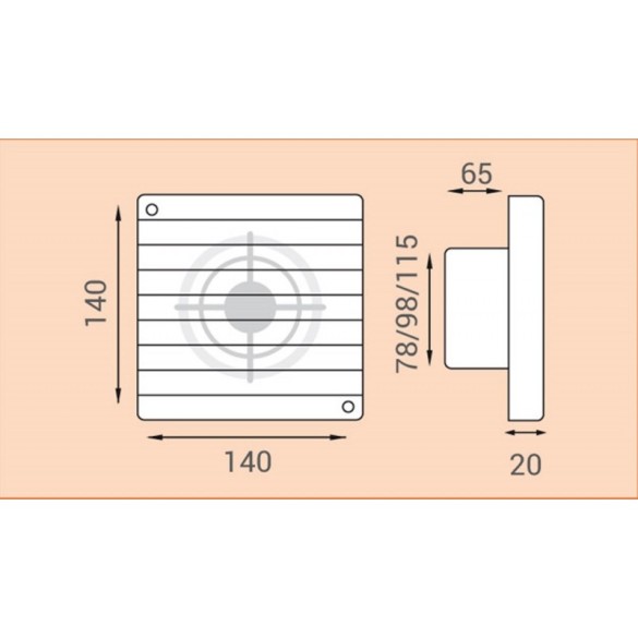 Elettroaspiratore da Parete Lux T100