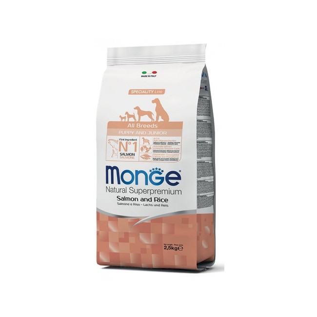 All Breeds Puppy Salmone & Riso Monge