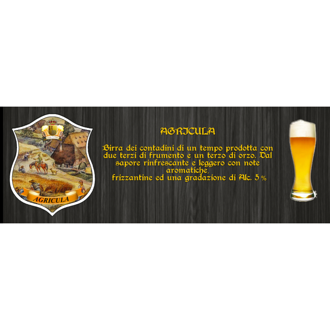 Birra Artigianale "AGRICULA"