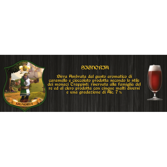 Birra Artigianale "SIGNORIA"