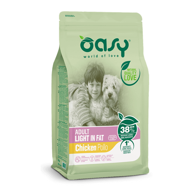 Cane Adult Light Con Pollo Da 1-3 kg. OASY