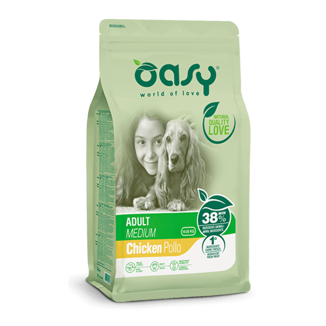 Cane Adult Medium Pollo Da 3-12 kg. OASY