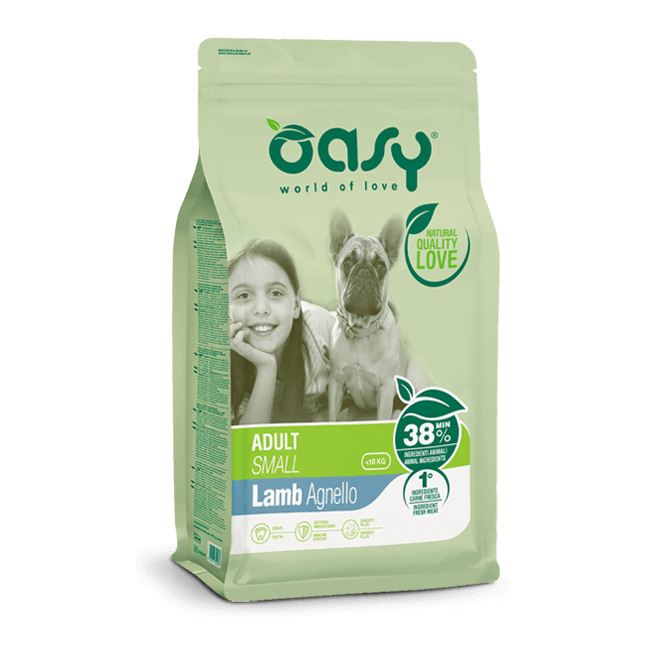 Cane Adult Small Agnello Da 1-3 kg. OASY