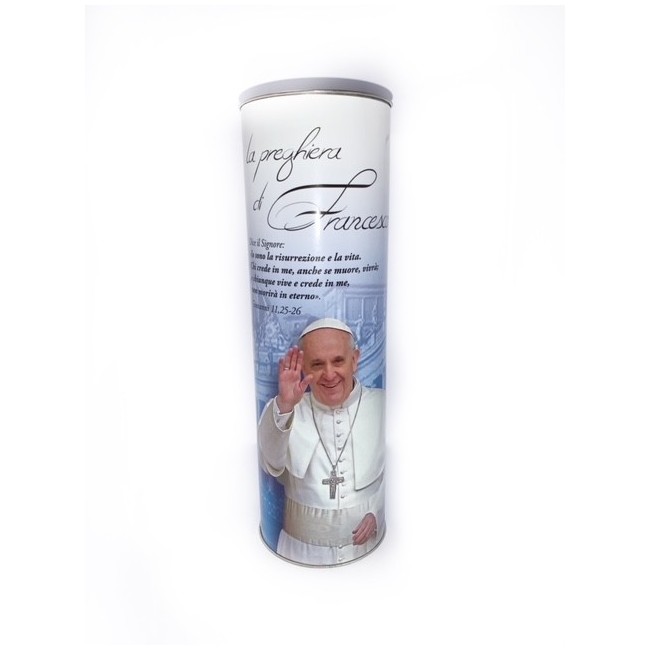 Lumino Votivo Bianco Papa Francesco Modelli T60 - T80