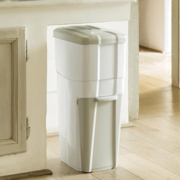 Bama Pattumiera Raccolta Differenziata TRYPLA Grigio / Bianco / Tortora / Bordeaux