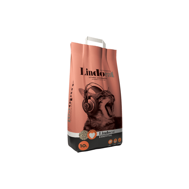 Sabbia per Gatto Essential Lindocat Disponibile nei formati da 10 - 20 L