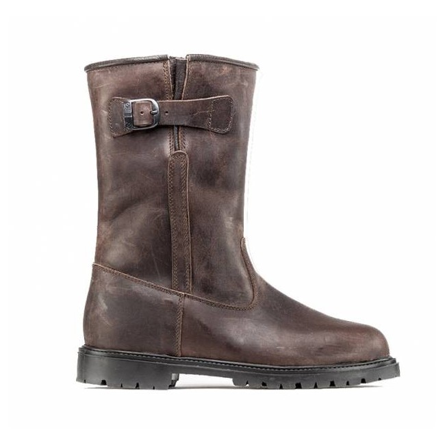 Stivale In Nabuk Marrone Con Fodera In Lana Taglie Assortite TREEMME