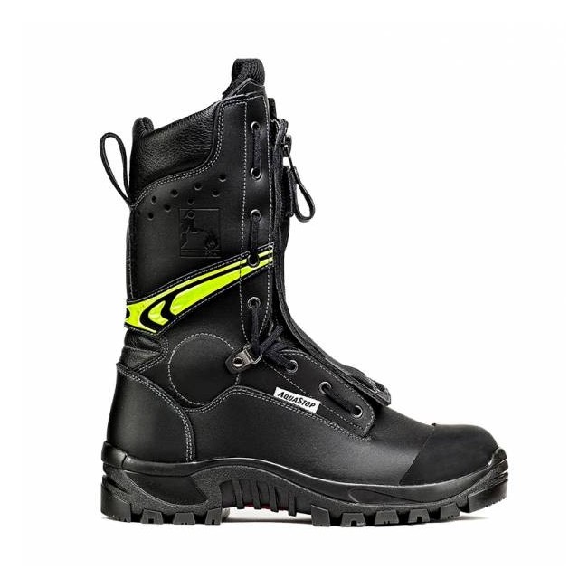 Stivale Vigile Del Fuoco In Pelle Con Fodera Impermeabile Taglie Assortite TREEMME