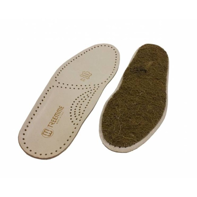 Suoletta in Cuoio/Cocco con Plantare Anatomico Taglie Assortite TREEMME