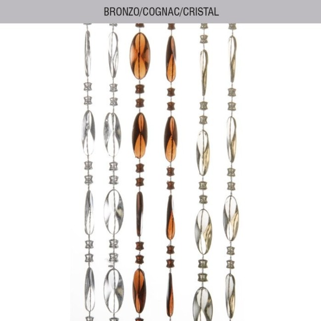 Tenda Perlina Cognac Cristal 100x220 /120x240