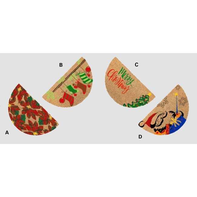 Zerbino Natalizio Semiluna Fantasie Assortite