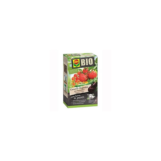 BIO Concime Compo con Lana di Pecora per Pomodori e orticole a frutto 750 gr