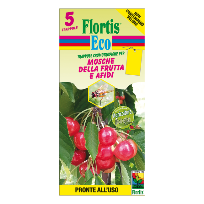 Trappola Cromotropica BIO Gialla Flortis 5 pz
