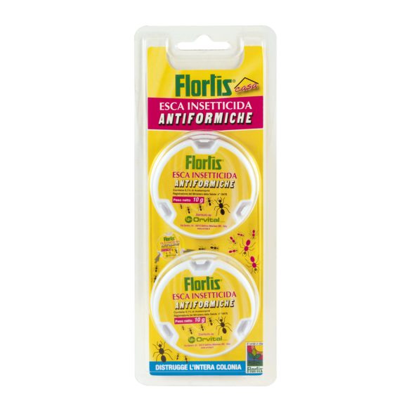 Esca Antiformiche Gel Flortis 2 pz