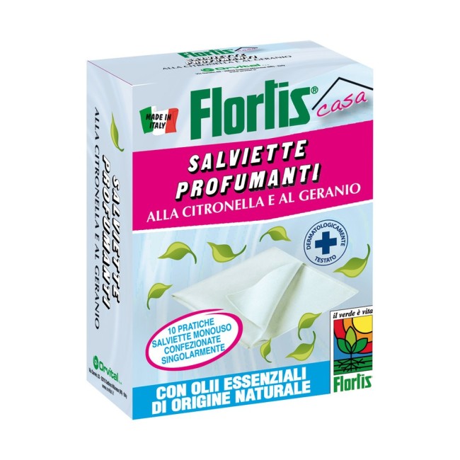 Salviette Protezione Naturale Flortis 10 pz