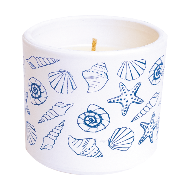 Bicchiere Ocean in Terracotta con Citronella