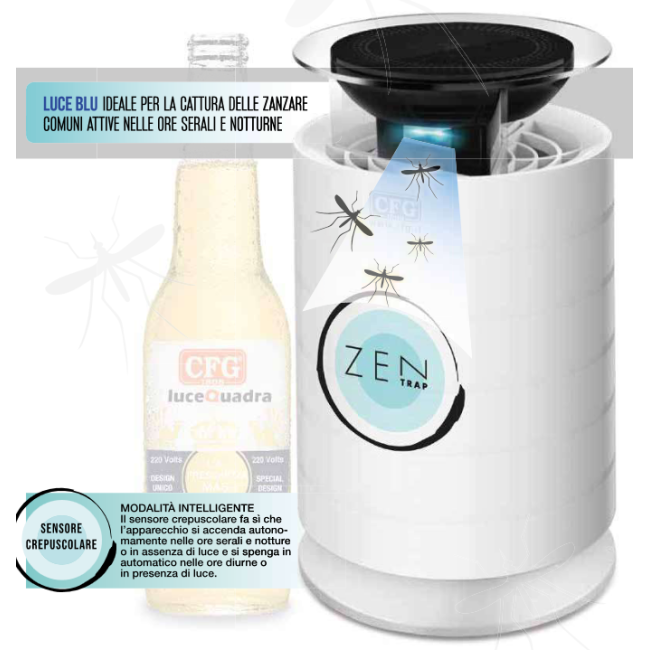 ZenTrap Insetti c/ Crepuscolare CFG