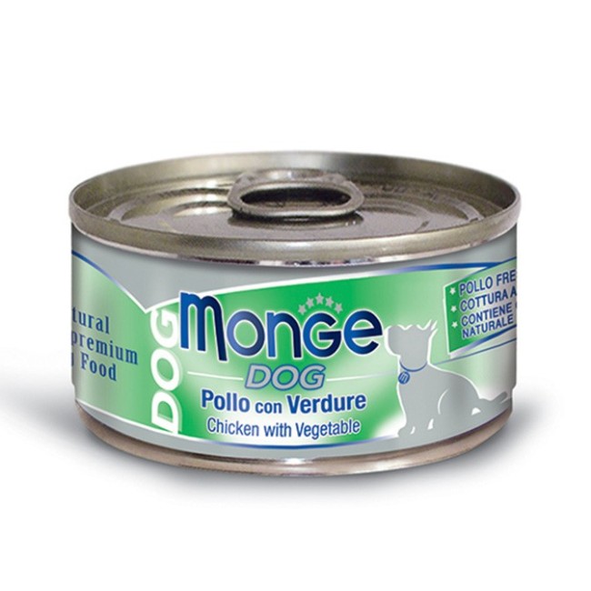 Cane - Pollo & Verdure Natural Monge 95 gr