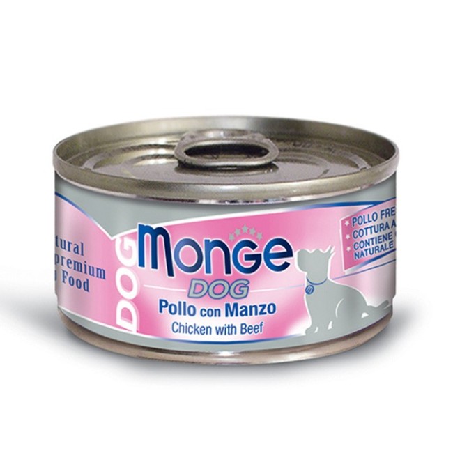 Cane - Pollo & Manzo Natural Monge 95 gr