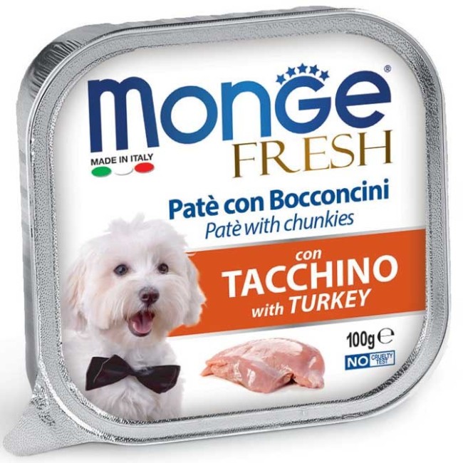 Cane - Tacchino Fresh Monge 100 gr