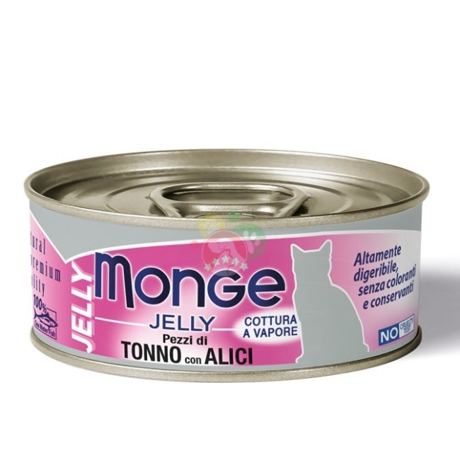Gatto - Tonno & Alici Jelly Monge 80 gr