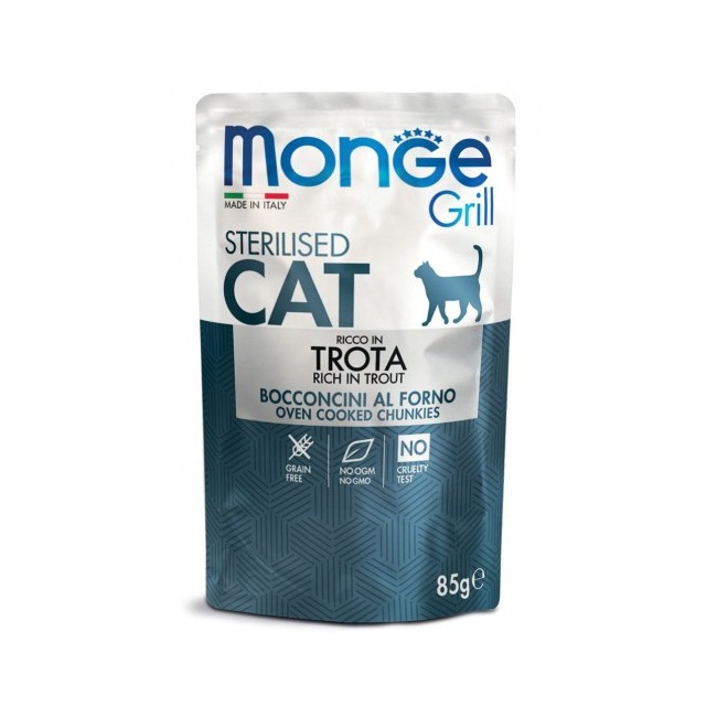 Trota Sterilised Monge Grill 85 gr
