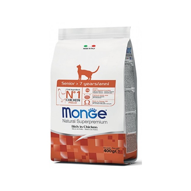 Croccantini Gatto - Senior Monge 400 gr