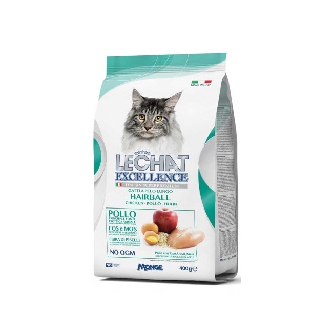 Gatto - Hairball Lechat Excellence Monge 400 gr