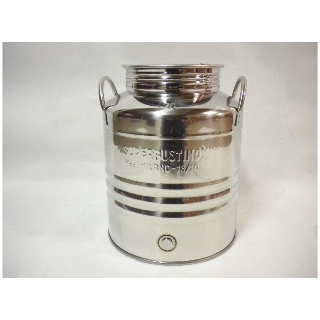 Fusto Acciaio Inox 20 l