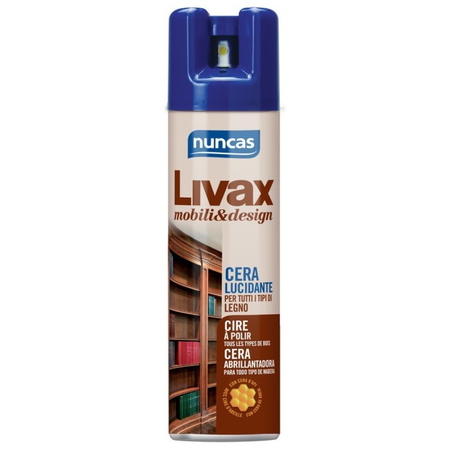 Livax Mobili&Design Cera Lucidante Spray 300 ml Nuncas