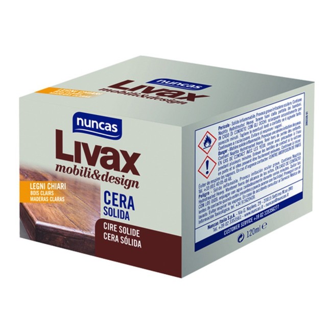 Nuncas Cera Solida Mobili & Design 120 ml