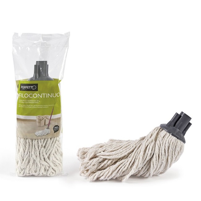 Mop Pavimenti 200 gr Cotone Filocontinuo PERFETTO