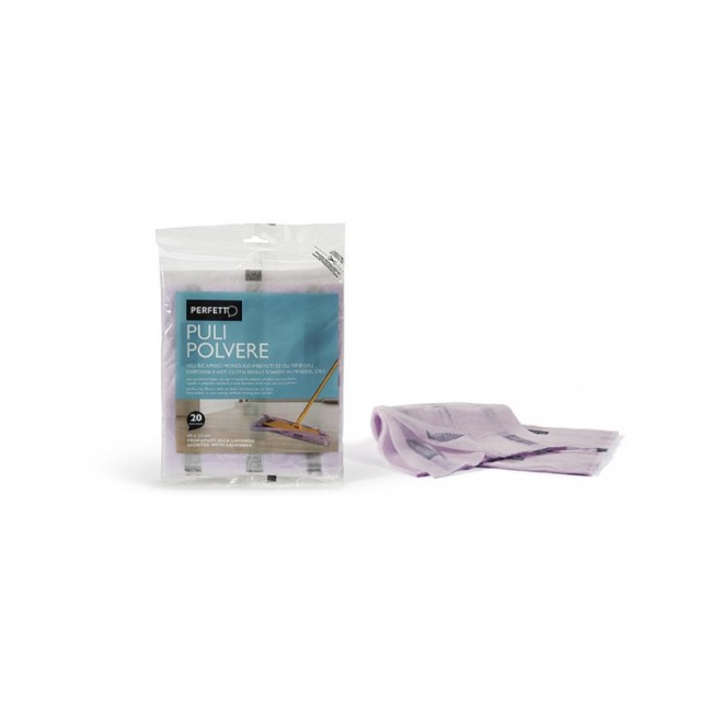 Ricambio 20 Retine Pulipolvere Lavanda PERFETTO