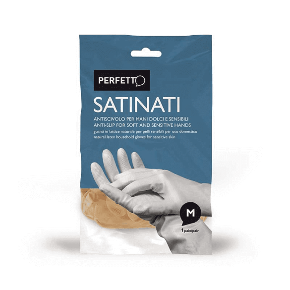 Guanti in Lattice Satinati Taglia M PERFETTO