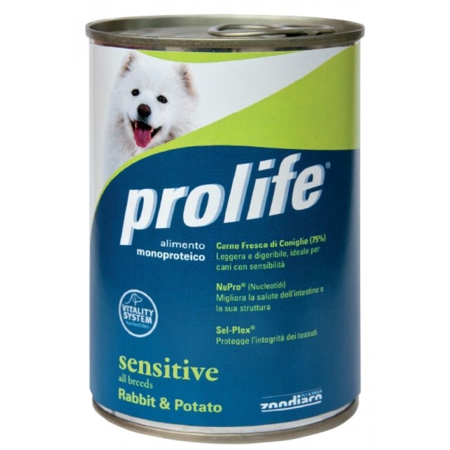 Cane - Bocconcini Sensitive Coniglio & Patate Prolife 400 gr