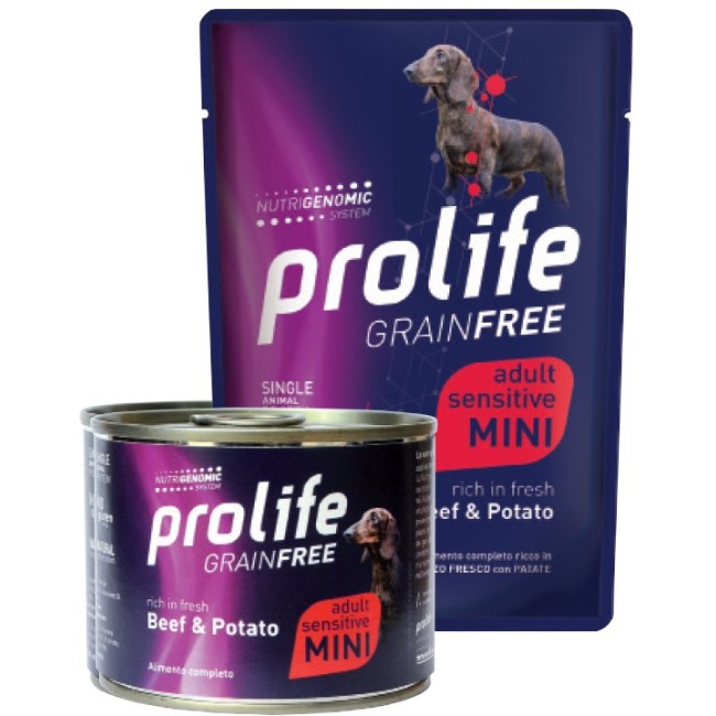 Cane Grain Free Manzo e Patate Prolife 100 gr