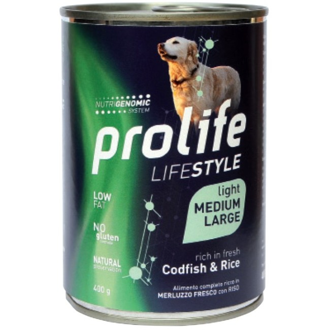 Cane - Life Style Adult Light Merluzzo e Riso 400 gr Prolife