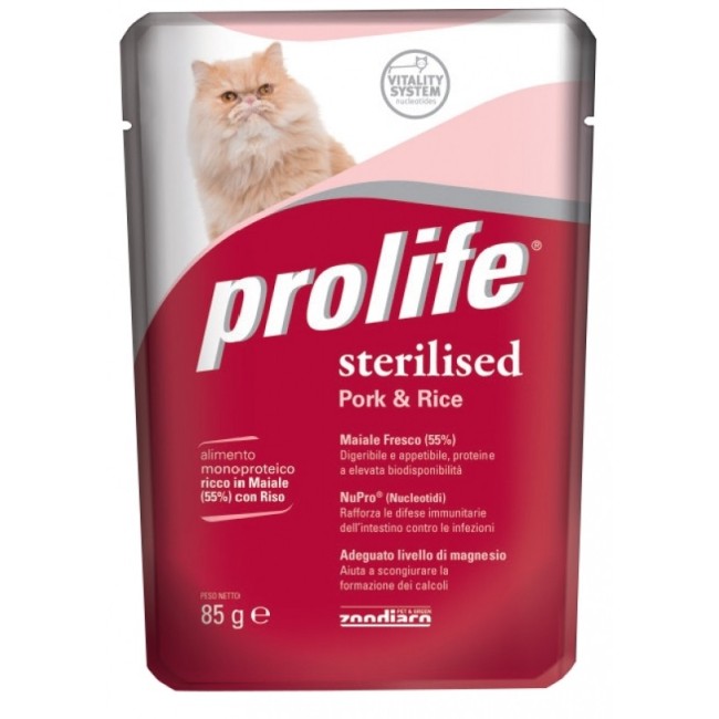 Gatto - Sterilised Maiale Prolife 85 gr