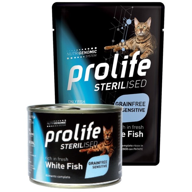 Gatto - Sterilised Grain Free Pesce 85 gr Prolife