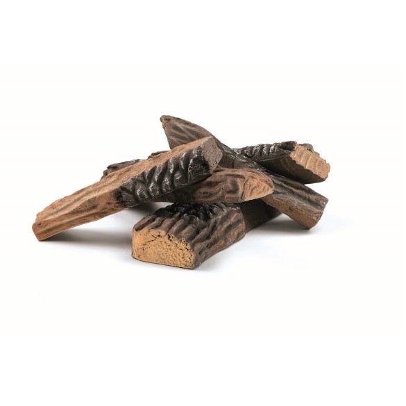 5 Pezzi di Legno Grandi Decorativi per Biocamini