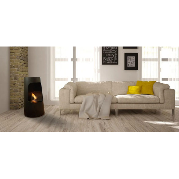 Biocamino da Pavimento mod. Dubai Nero