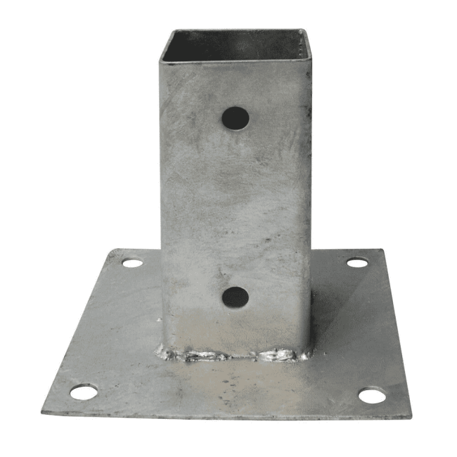 Piastra di Fissaggio a Vite per Pali 71x71 Verdelook