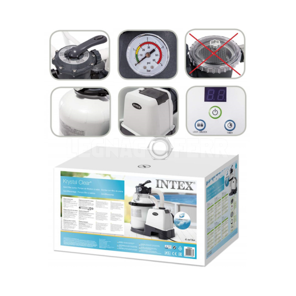 Pompa Filtro a Sabbia da 4500 L/H Intex