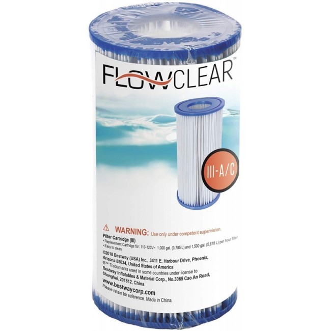 Filtro Cartuccia per Pompa da 5.678 l/h Bestway