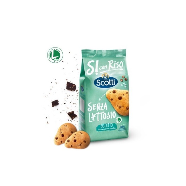 Biscotti Gocce Cioccolato SENZA LATTOSIO 350 gr