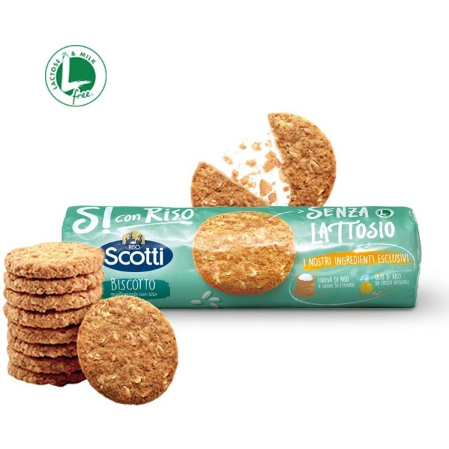 Biscotti Multicereale SENZA LATTOSIO 250gr